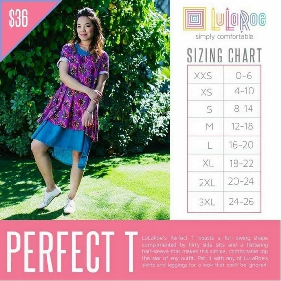 Lularoe Paisley Perfect T NEW Medium - Picture 6 of 6